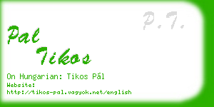 pal tikos business card